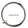 thumbnail image 5 of Craft Wires DIY Handicrafts Braided Thread Good Flexibility Durable Shiny Jewelry Lines Exquisite Design for Sculpturing Steel Gray, 5 of 5