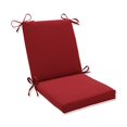 thumbnail image 1 of Pillow Perfect Indoor/Outdoor Red Solid Chair Cushion Squared, 1 of 1