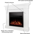 thumbnail image 3 of Real Flame Crawford 48" Slim Electric Fireplace in White, 3 of 8