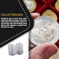 thumbnail image 4 of Kearding 100 Uds. Soporte para cápsulas de monedas de 27MM soportes transparentes para monedas sellado fino a prueba de polvo almacenamiento en Almacenamiento y organización del hogar, 4 of 6