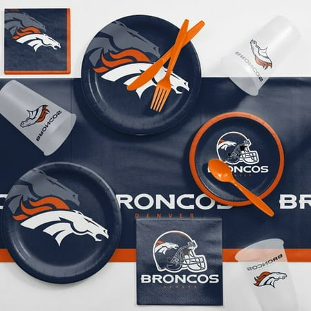 Denver Broncos Game Day Party Supplies Kit Walmart Com