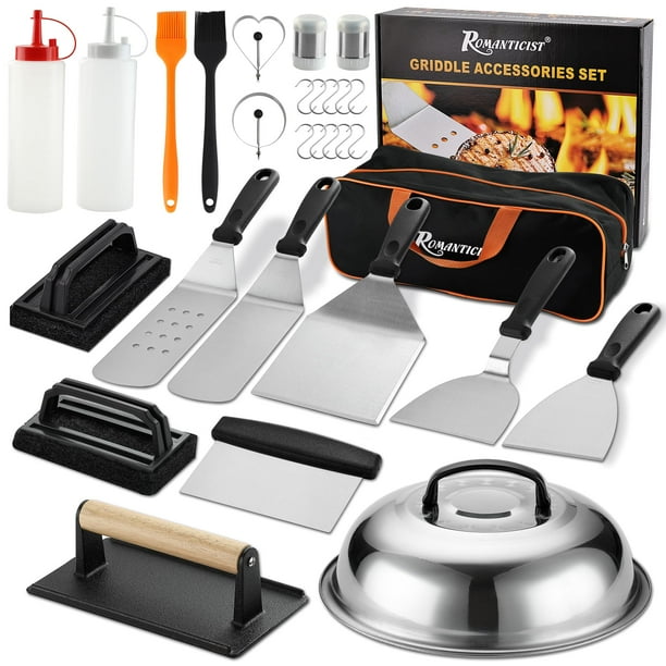Set de accesorios para plancha ROMANTICIST, 29 piezas, Teppanyaki