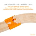thumbnail image 3 of 100-Piece Orbrium Toys Triple-Loop Wooden Train Set Fits Thomas Brio Chuggington, 3 of 7