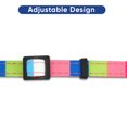 thumbnail image 4 of Pawtitas Pet Multicolor Cat Collar Safety Buckle Removable Bell Cat Collar Kitten Collar Pink / Blue / White / Yellow Cat Collar, 4 of 7