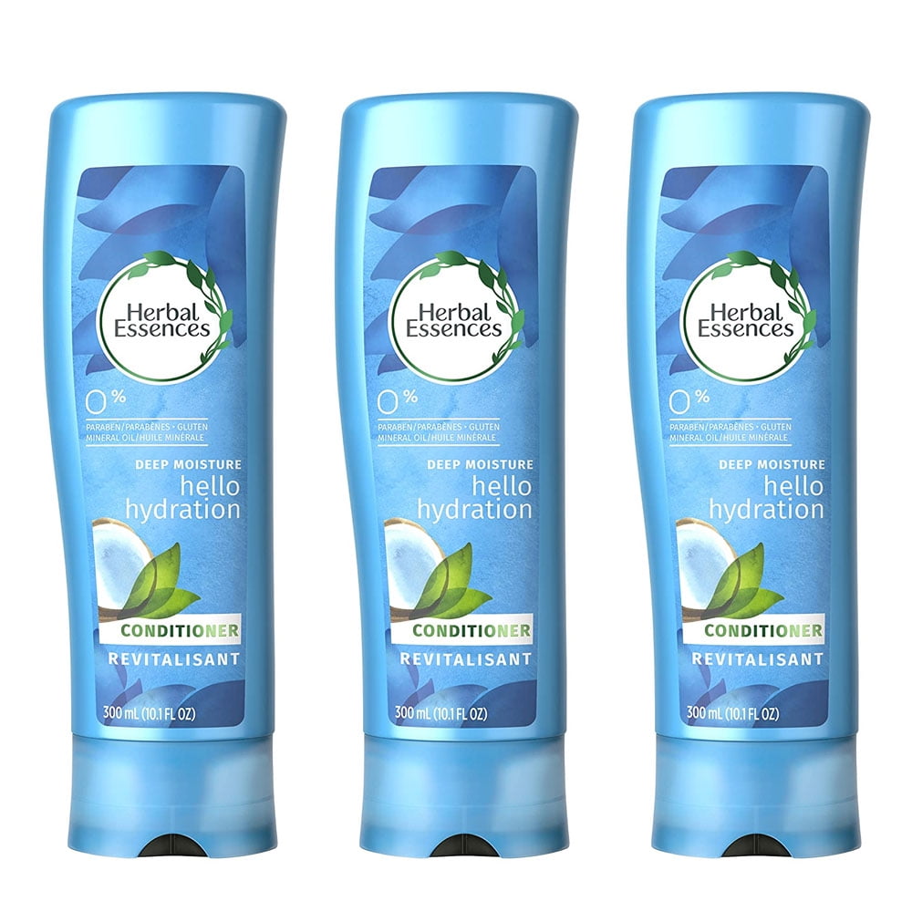 Pack of (3) Herbal Essences Hello Hydration Moisturizing Hair Conditioner 10.1 Fl Oz