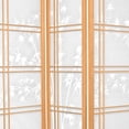 thumbnail image 3 of Oriental Furniture 6 Ft Tall Double Cross Bamboo Tree Shoji Screen, 6 panel, natural, 3 of 3