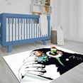 thumbnail image 3 of Painting Rug, Monkey Graffiti Rug, Pattern Rug, Music Graffiti Rug, Dj Monkey Rugs, Banksy Thinking Monkey Rug, Outdoor Rug, Man Cave Rug, 3.3'x9.2' - 100x280 cm, 3 of 8