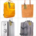 thumbnail image 6 of Luggage Tags for Suitcases, colored tooth pattern Leather Bag Luggage Tags ID Label Tags Privacy Protection Travel Bag Labels, 6 of 6