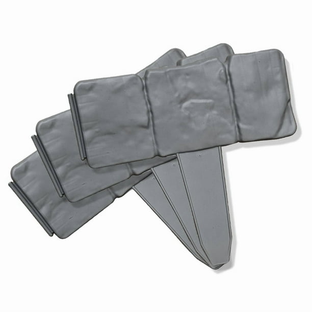 Borde de Patio para Jardín, Paneles de Valla de Imitación de Piedra, Valla de Jardín con Barrera para Exteriores