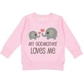 thumbnail image 2 of Inktastic My Godmother Loves Me Toddler Sweatshirt, 2 of 4