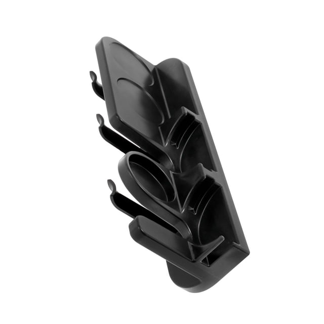 Toystoory Estante de almacenamiento con particiones negro para artículos de café, almacenamiento de juegos montado en la pared fácil de Juegos de servir café y té negro 58mm