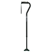 Hugo QuadPod Offset Cane with Ultra Stable Cane Tip, Ebony