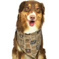 thumbnail image 6 of Daiia coffee Stamps Pattern Pet Scarf for Dogs and Cats – Soft & Breathable Bandana, Comfortable Pet Accessory for Everyday Wear, 6 of 6