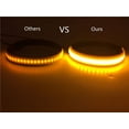 thumbnail image 4 of 2Pcs Motorcycle Fork Turn Signals Light Amber LED Strips, 4 of 5