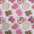 thumbnail image 1 of oneOone Velvet Light Pink Fabric Food Craft Projects Decor Fabric Printed By The Yard 58 Inch Wide, 1 of 3