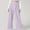 Purple, variant on pstuiky Wide Legged Pants, Solid Color Casual Long Palazzo Pants High Waisted Trousers with Pockets Simple Gym Pants Women Black L