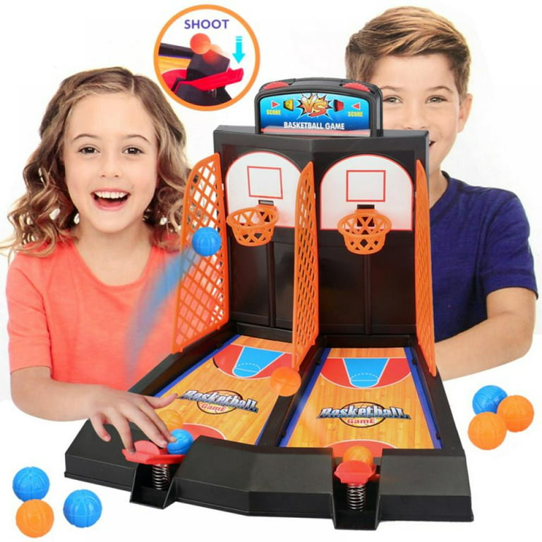 Sport 2 Player Game Mini Basketball Hoop Shooting Stand Toy Educational for  Children Finger Basketball Shooting Family Game Toy