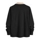thumbnail image 4 of pstuiky camisetas de manga larga para hombre, Chaqueta tipo cárdigan de manga larga con solapa y bloques de color para hombre tops de invierno para hombre s, 4 of 6