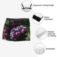 thumbnail image 6 of Kll Grape Men'S Cotton Boxer Briefs Underwear-Small, 6 of 9