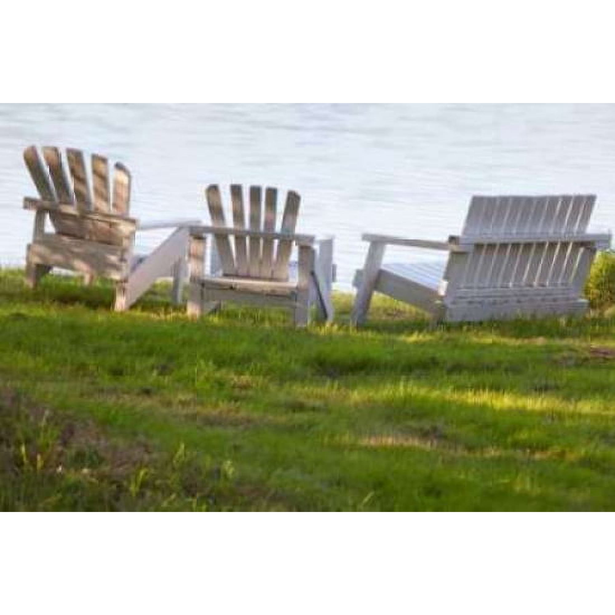 Seabeck Adirondacks Canvas Art - Kathy Mahan (12 x 18)