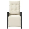 thumbnail image 3 of vidaXL Ensemble Bistro 3 Pcs avec Coussins Noir en Rotin Poly, 3 of 5