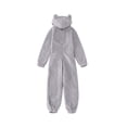 thumbnail image 2 of Ensemble Parent-Enfant Uni, Pyjama Familial à Manches Longues, Chandail à Capuchon à Col Rond avec Fermeture Éclair, 2 of 7