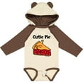 thumbnail image 3 of Inktastic Cutie Pie Boys or Girls Long Sleeve Baby Bodysuit, 3 of 5