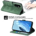 thumbnail image 3 of Funda Tipo Billetera para Samsung Galaxy A57 5G Carcasa Abatible con Porta Tarjetas, Bolsillo para Efectivo, Soporte Ajustable, Cierre Magnético y Correa de Muñeca Verde, 3 of 6