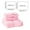 Pink, variant on Specollect Colour Lace Modern Threads 3 Piece Set, Yarn Dyed Jacquard/Solid Towel Set Gift ,Absorbent Embroidered,Towel Bath Towel