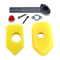 Huri 2set Intake Manifold Tube Air Filter Kit for 699644 Sprint Classic Fits Briggs & Stratton 10G902 0352 B1 Lawn Mower