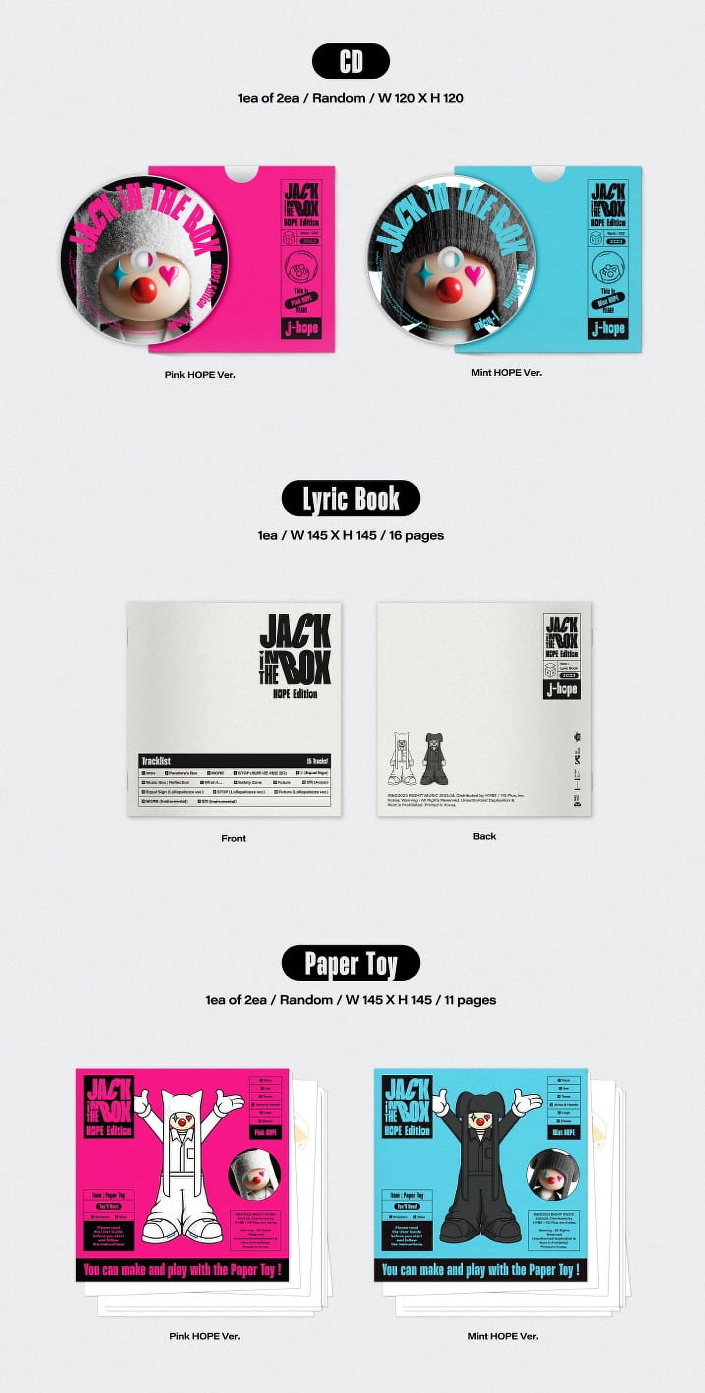 J-Hope [Jack in the Box] Hope Edition - Walmart.com