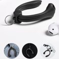 thumbnail image 2 of Bearachild 1 par de auriculares de silicona con gancho para la oreja, auriculares portátiles con gancho para la oreja, soporte para Cables de audio/vídeo negro, 2 of 6