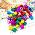 thumbnail image 6 of 100Pcs 6mm Bright Color Christmas Bells Eye-catching Metal Wind Chime Making Decorated Bell Party Supplies, 6 of 8