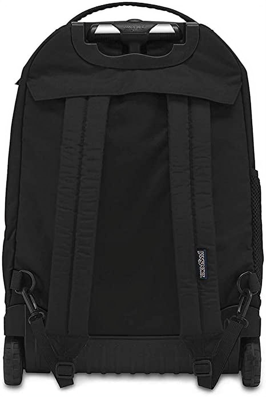 JanSport Driver 8 Rolling Backpack - Wheeled Travel Bag with 15-Inch Laptop Sleeve (Black) - image 2 of 4