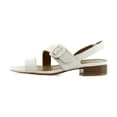 thumbnail image 2 of Naturalizer Meesha Women's Sandals Satin Pearl White Leather Size 7.5 W, 2 of 8