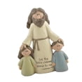 thumbnail image 1 of Figura religiosa de la Sagrada Familia, adorno de Belén, decoración, regalos, figura coleccionable para dormitorio, hogar, estantería, patio, 1 of 6