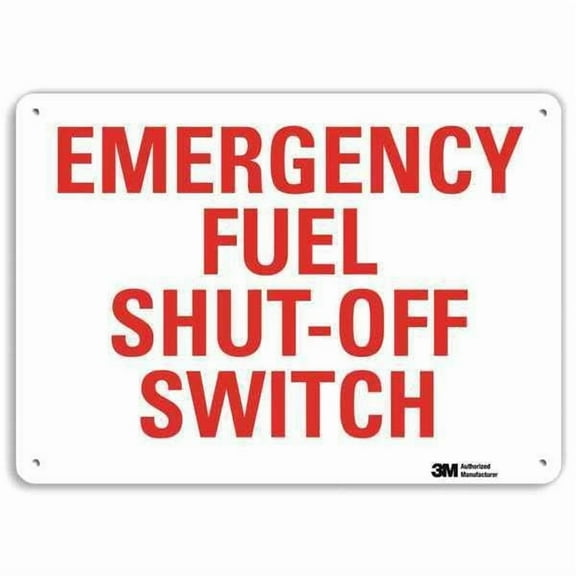 Lyle Emergency Sign,7 in x 10 in,Aluminum U7-1110-NA_10x7