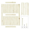 thumbnail image 3 of BELLEZE 48 Inch DIY Sliding Interior Barn Door, Farmhouse - Unfinished, 3 of 6