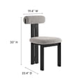 thumbnail image 3 of Torian Dining Chair Set of 2 in Wenge Taupe, 3 of 10