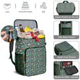 thumbnail image 5 of Travel Cooler Bag - DarkGreen Dinosaurs Birds Pattern Camping Beer Cooler Backpack with Bottle Opener- Waterproof Insulated Picnic Backpacks - Cooler Bag for Beach, 5 of 6