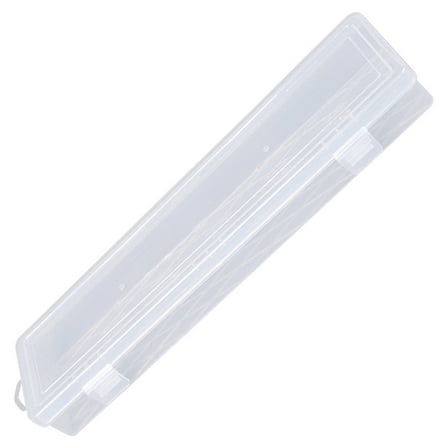 CATIEBYE Transparent Plastic Bead Storage Box Tool Organizer 14 Inch Craft Supplies Container