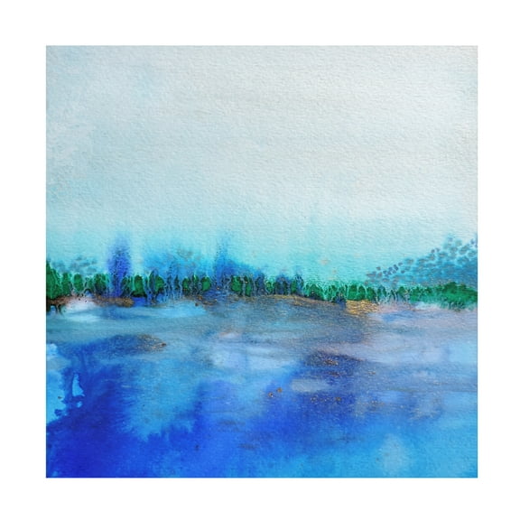 Sylvie Demers 'Eau 1' Canvas Art