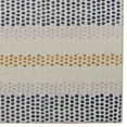 thumbnail image 3 of Linon Outdoor Washable Area Rug Collection, Ivory and Blue, 2' x 3', 3 of 7
