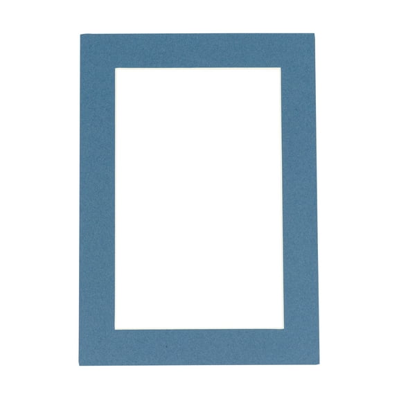11x14 Mat for 8x10 Photo - Precut Steel Blue Picture Matboard for Frames Measuring 11x14 ONE MAT