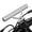 Silver, variant on M Buder Bike Handlebar Extender, Aluminum Alloy Bicycle Extension Bracket Mount Holder for Light, GPS, and Phone, Black (6.30 inches / 16 cm)