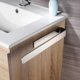 thumbnail image 3 of Toallero de baño sin perforaciones de 37 cm de acero inoxidable plateado Toallero autoadhesivo, 3 of 5