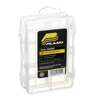 Facikono Tackle Box Fishing Tackle Box Organizer 2 Layer Clear Tackle Box  Thicken Plastic Tacklebox for Snacks (1 Pack)