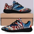 thumbnail image 3 of Patriotic Eagle God Bless America Shoes Sneakers for Women Men Black Size 9.5, 3 of 7