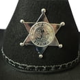 thumbnail image 4 of Ounissouiy Sombrero de vaquero occidental Sombrero para el sol con cuerda Elegante sombrero de para hombres y mujeres Kits de decoración para fiestas Negro, 4 of 6