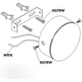 thumbnail image 4 of y 3W LED Light Picture Lamp Fixture Flexible Pipe with Button Plug-in White Finish Warm White, 4 of 5
